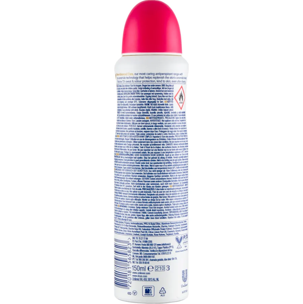 Dove Advanced Care Go Fresh Dragon Fruit & Coconut Cream Scent Anti-Perspirant 150 ml