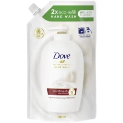 Dove Pouch Sapone Liquido Seta 500 ml