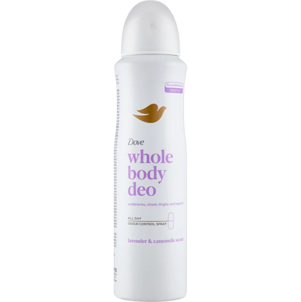 Dove Whole Body Deo Sensitive Lavender & Camomile Scent 150 ml