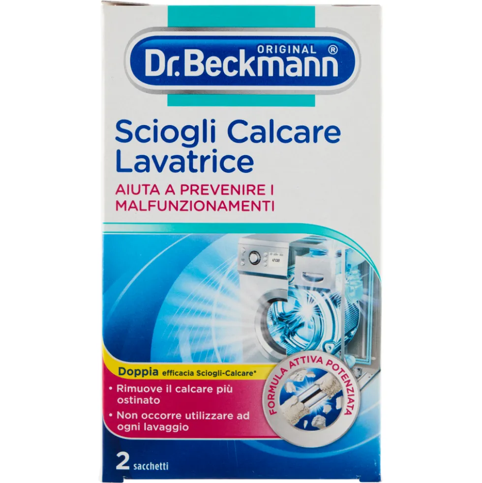 Dr. Beckmann Sciogli Calcare Lavatrice 2 Sacchetti Da 50 g