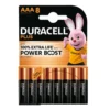 Duracell Plus Powerboost Batterie Alcaline AAA Ministilo 8 Pezzi