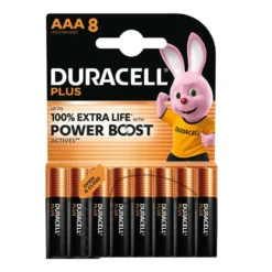 Duracell Plus Powerboost Batterie Alcaline AAA Ministilo 8 Pezzi