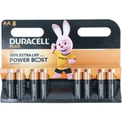 Duracell Plus Powerboost Batterie Alcaline AA 8 Pezzi