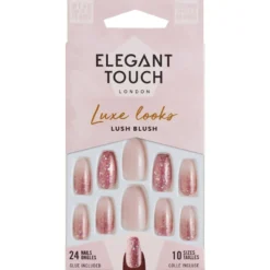 Elegant Touch Unghie Finte Lush Blush Lucide