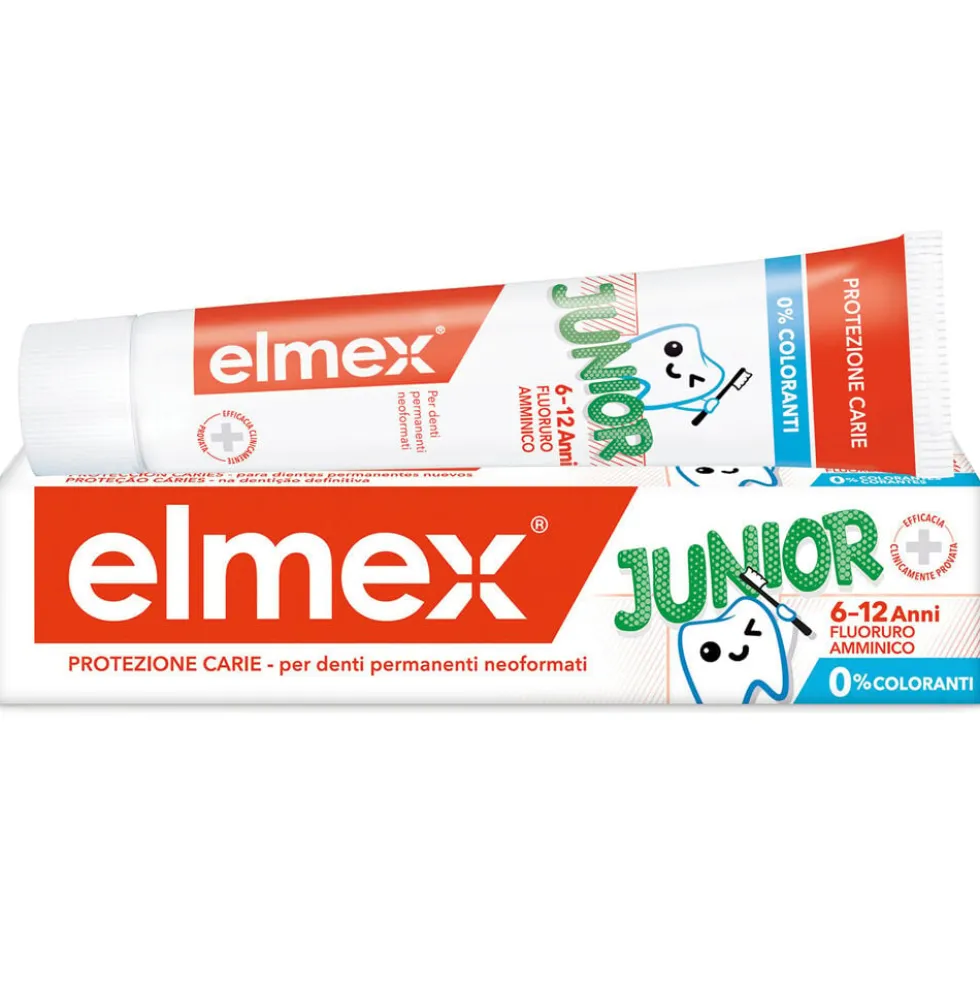 Elmex Dentifricio Junior Bimbi, Bambini 6-12 Anni 75 ml