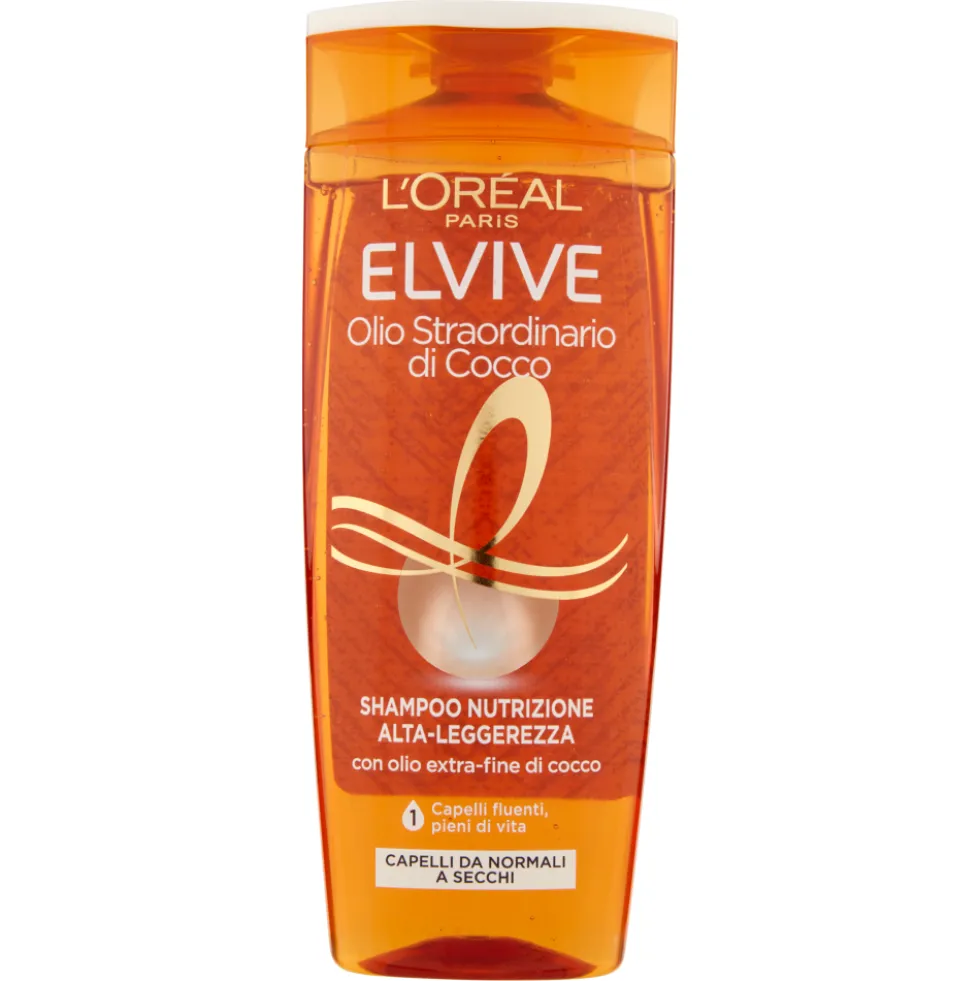 Elvive Olio Fine di Cocco Shampoo 250 ml