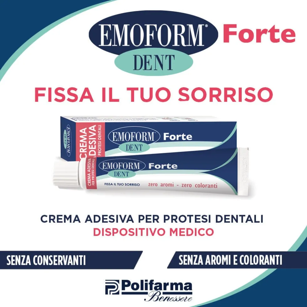 Emoform Dent Forte Crema Adesiva per Protesi 70 gr