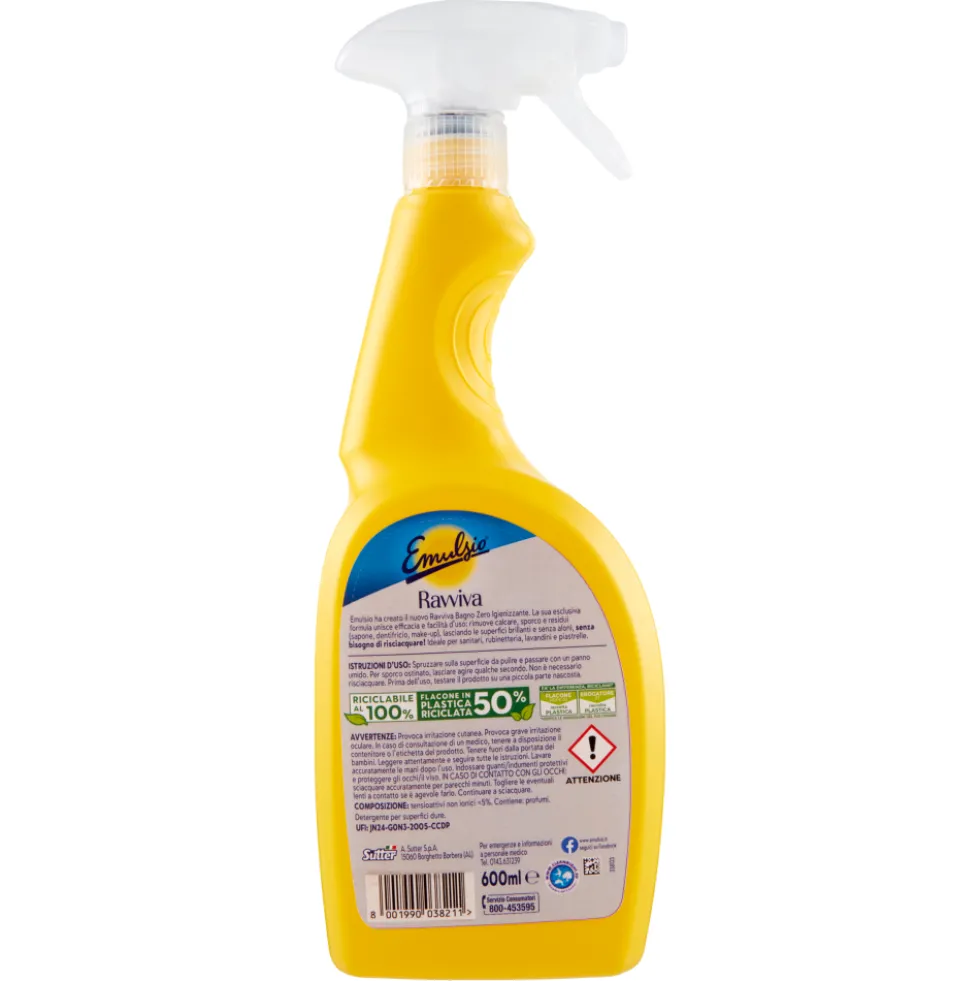 Emulsio Ravviva Bagno 600ml