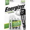 Energizer Batterie Ricaricabili AAA 500 mAh 1.2V 4 Pezzi