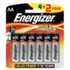 Energizer Max AA Stilo 6 Batterie