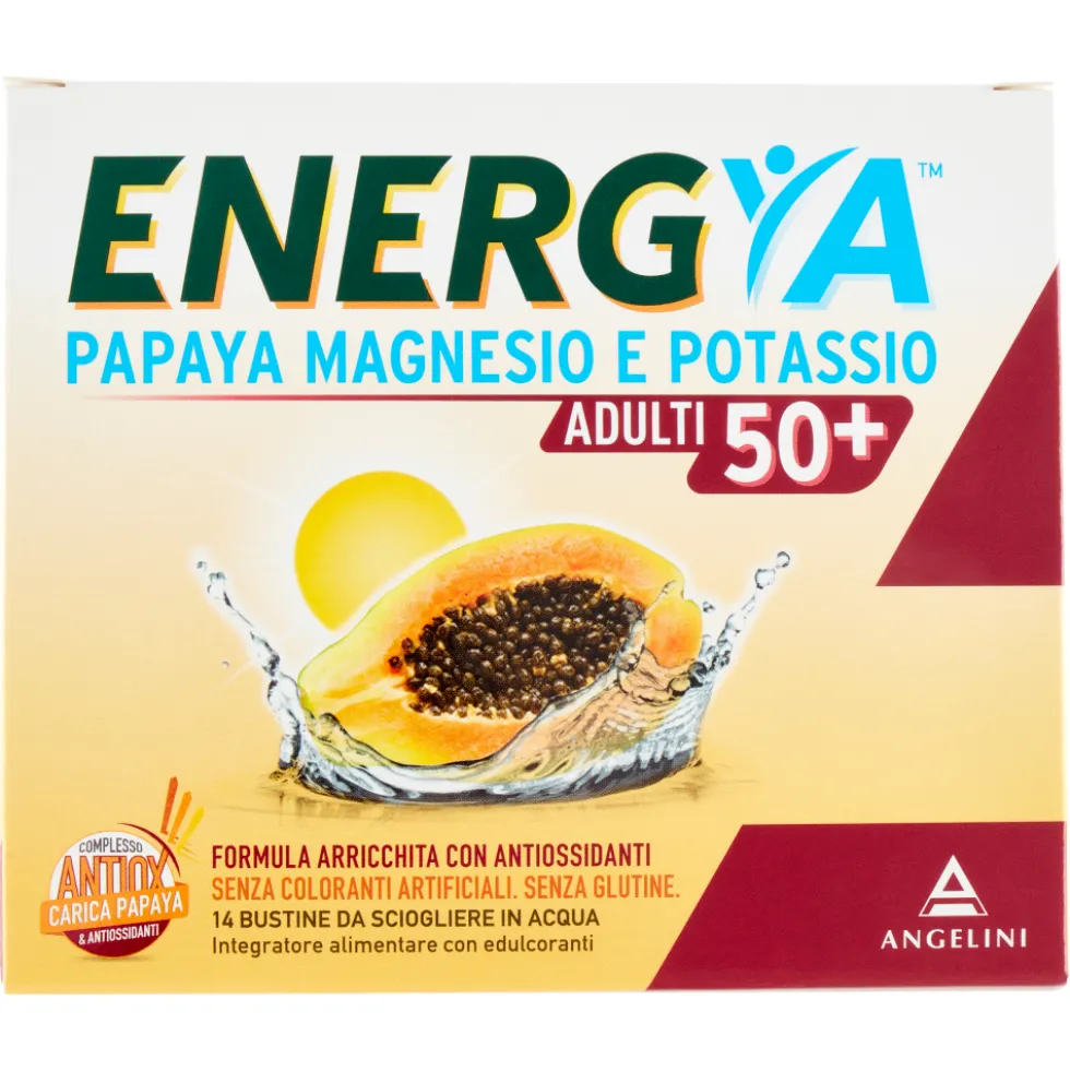 Energya Papaya Magnesio e Potassio Adulti 50+ 14 Buste