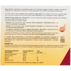 Energya Papaya Magnesio e Potassio Adulti 50+ 14 Buste