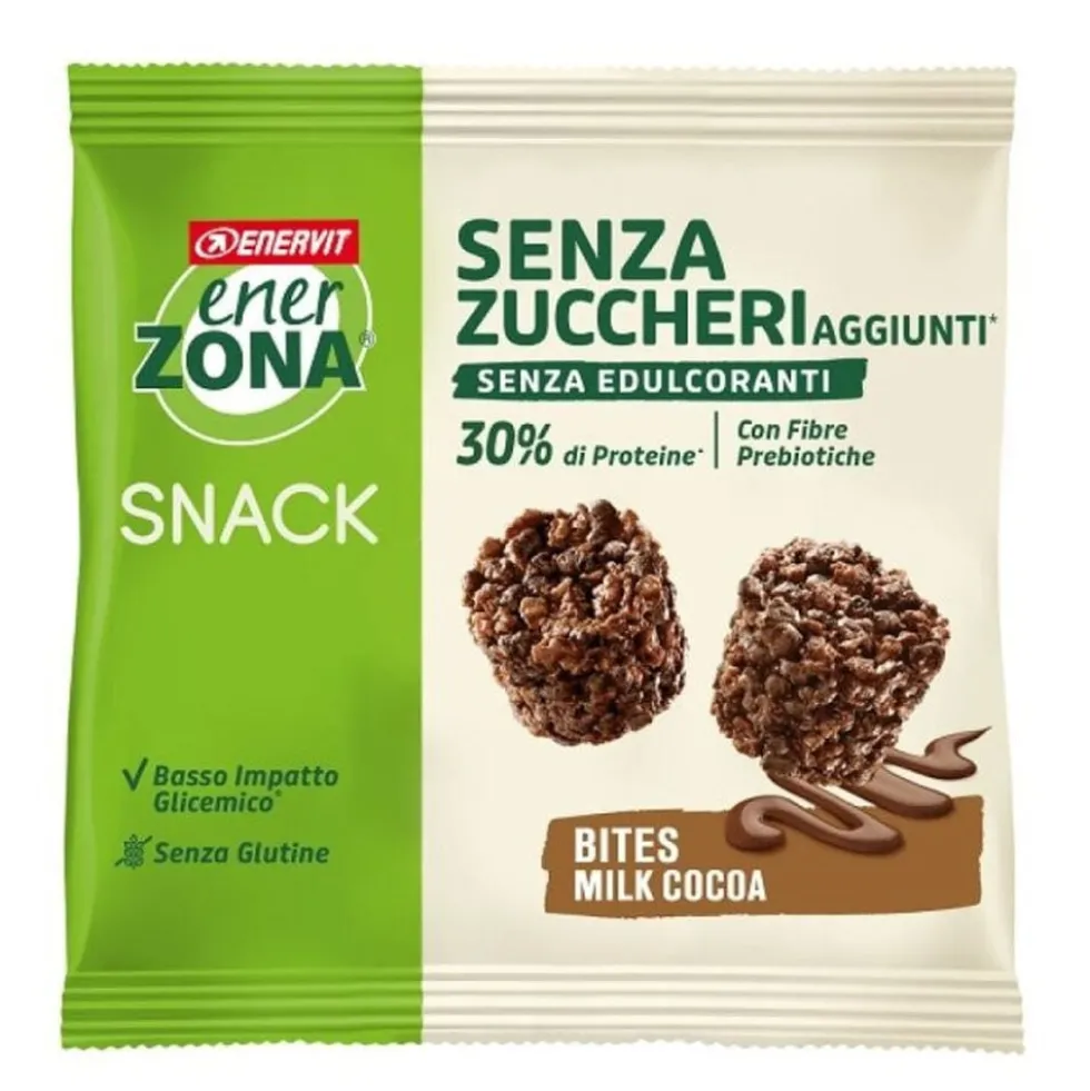 Enervit Spa Ez Bites Snack Cioccolato al Latte 24 g