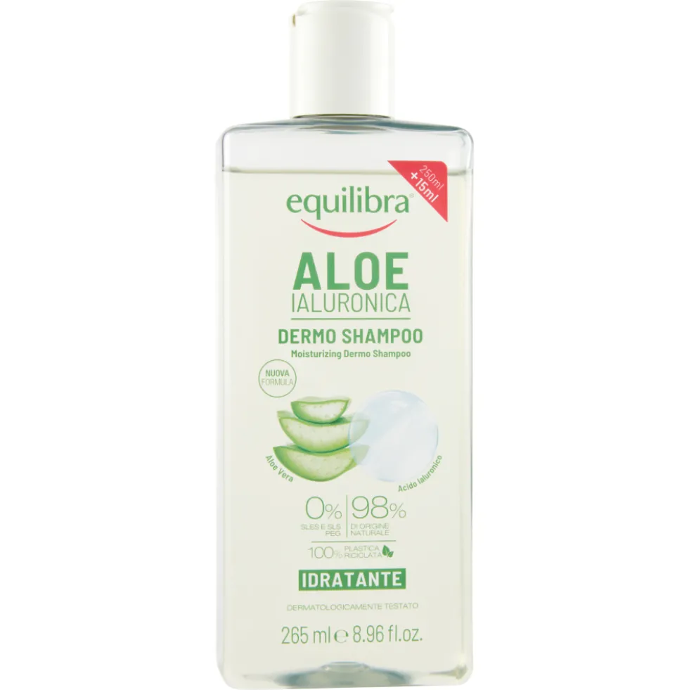 Equilibra Aloe Ialuronica Dermo Shampoo Idratante 265 ml