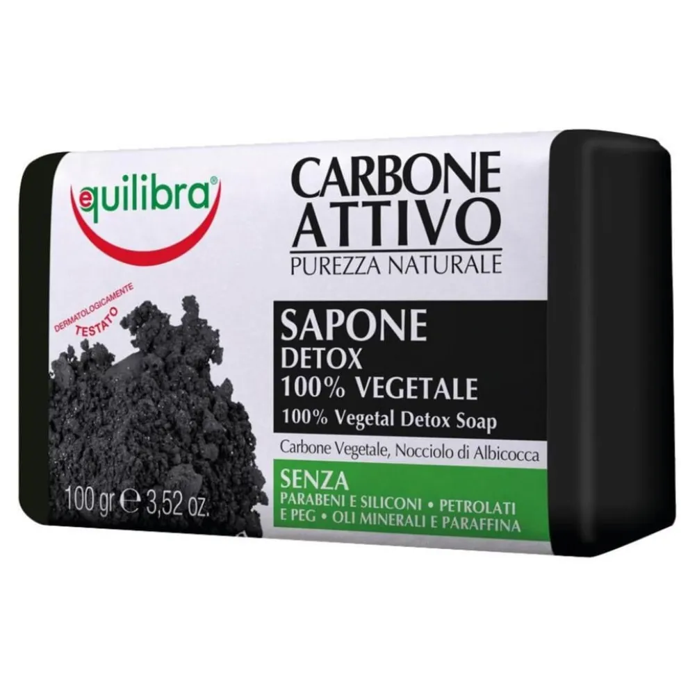Equilibra Carbone Attivo Sapone Detox 100g