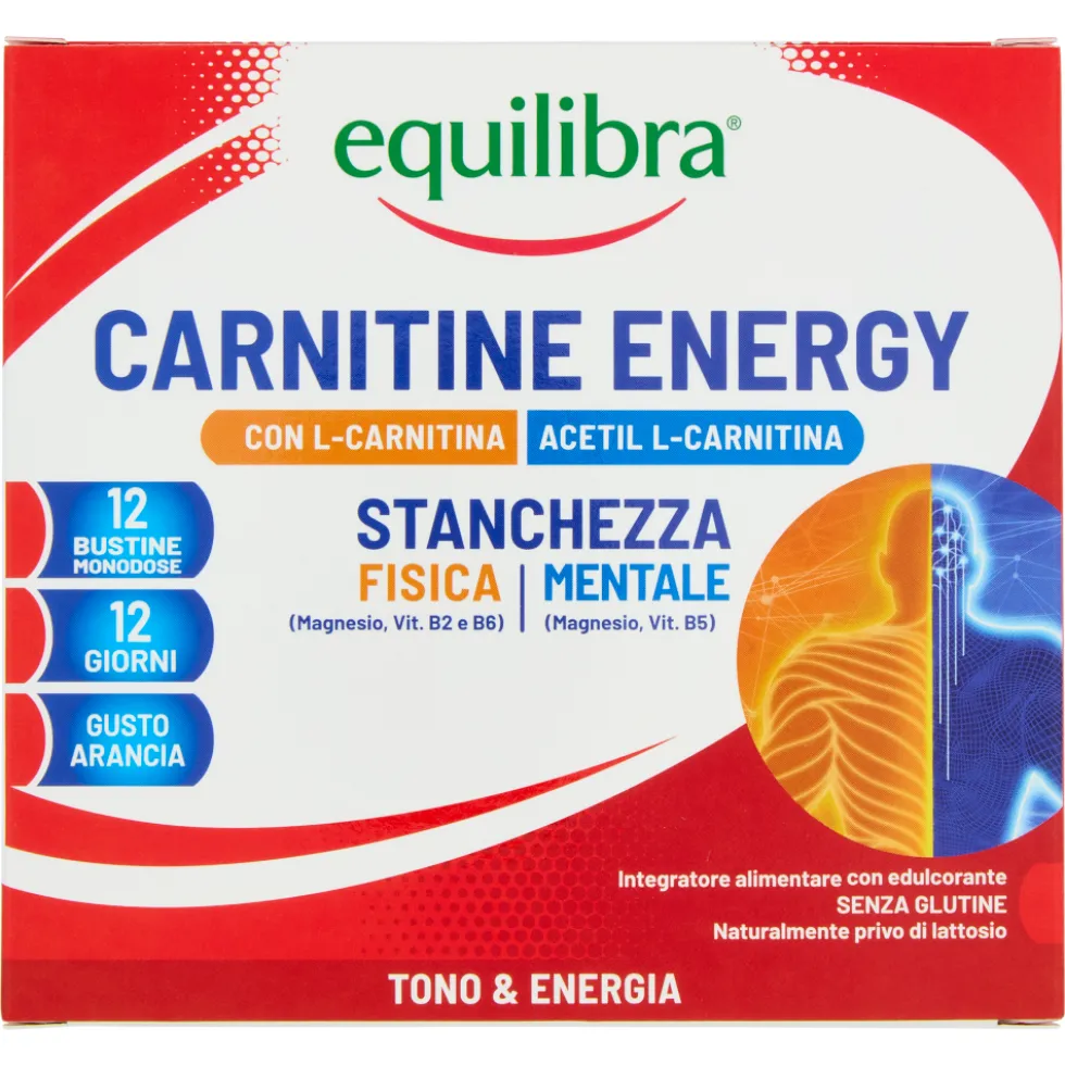 Equilibra Carnitine Energy 12 Bustine Monodose