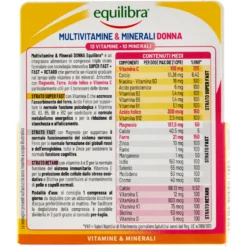 Equilibra Multivitamine & Minerali Donna 30 Compresse 45 g