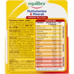 Equilibra Multivitamine & Minerali 30 Compresse Triplo Strato