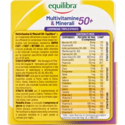 Equilibra Multivitamine & Minerali 50+ 30 Compresse Triplo Strato