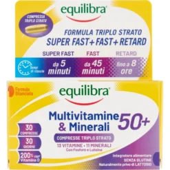 Equilibra Multivitamine & Minerali 50+ 30 Compresse Triplo Strato