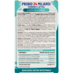 Equilibra Probio 24 Miliardi Fermenti Lattici 5 Ceppi Selezionati 10 Bustine Orosolubili