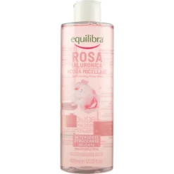Equilibra Rosa Ialuronica Acqua Micellare Detergente Struccante Delicata 400 ml