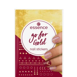Essence Go For Gold Adesivi Unghie Oro 74 Pezzi