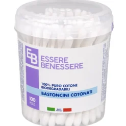 Essere Benessere Bastoncini Cotonati 100 Pezzi