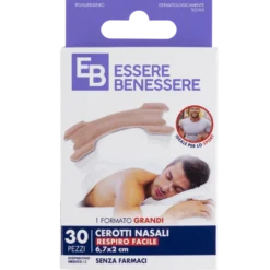 Essere Benessere Cerotti Nasali Grandi 30pz