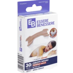Essere Benessere Cerotti Nasali Grandi 30pz