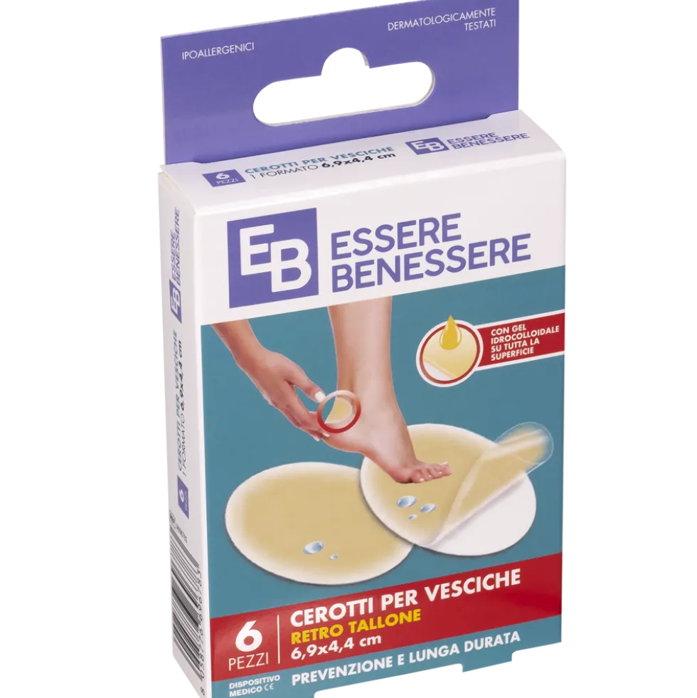 Essere Benessere Cerotti Vesciche Ovali 6,9x4,4cm 6pz