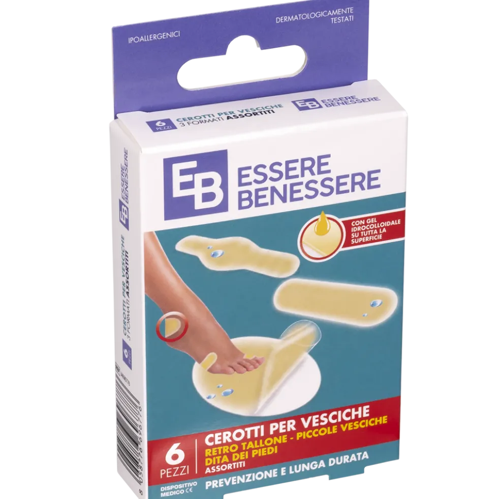 Essere Benessere Cerotti Vesciche 3 Formati 6pz