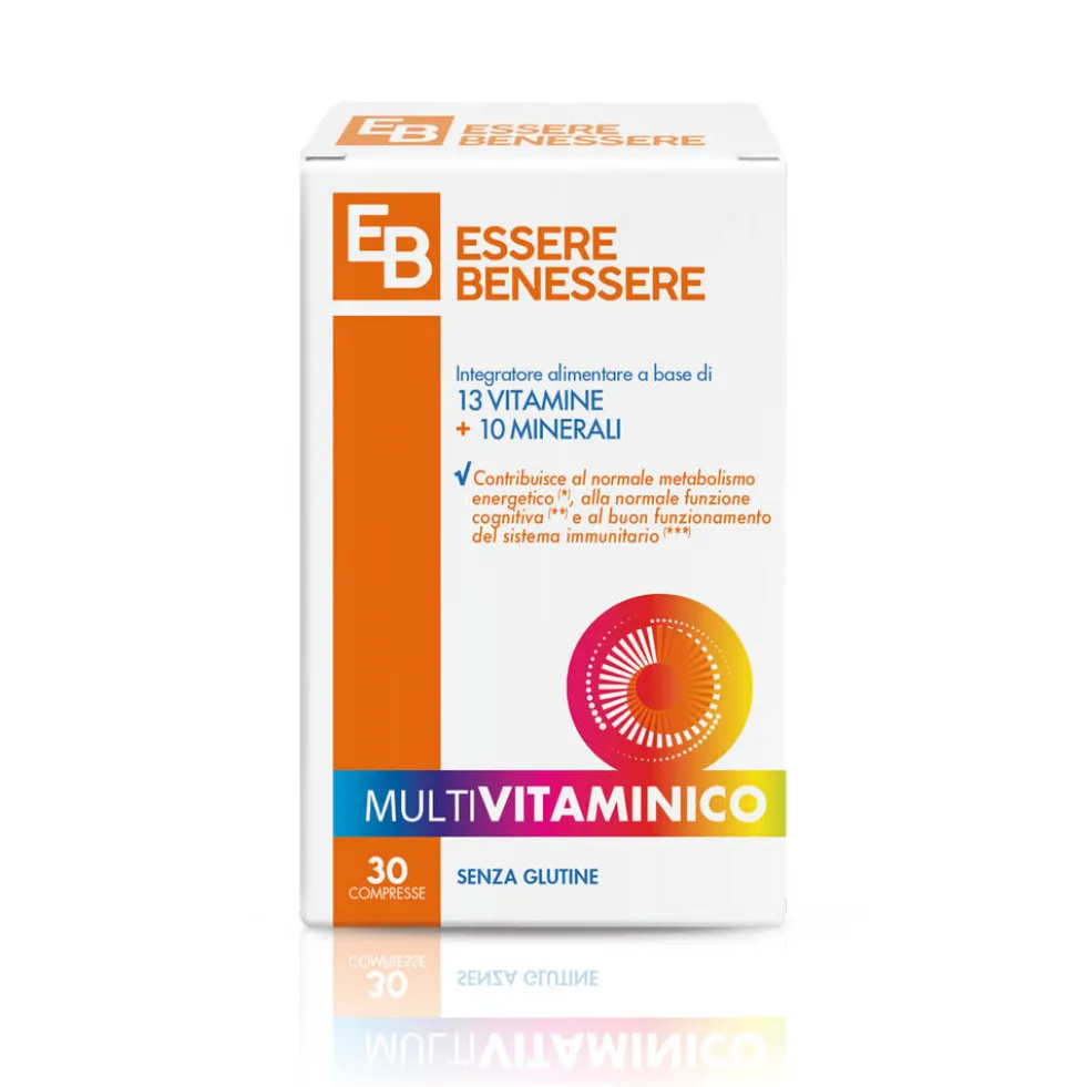 Essere Benessere Integratore Multivitaminico 30 Compresse