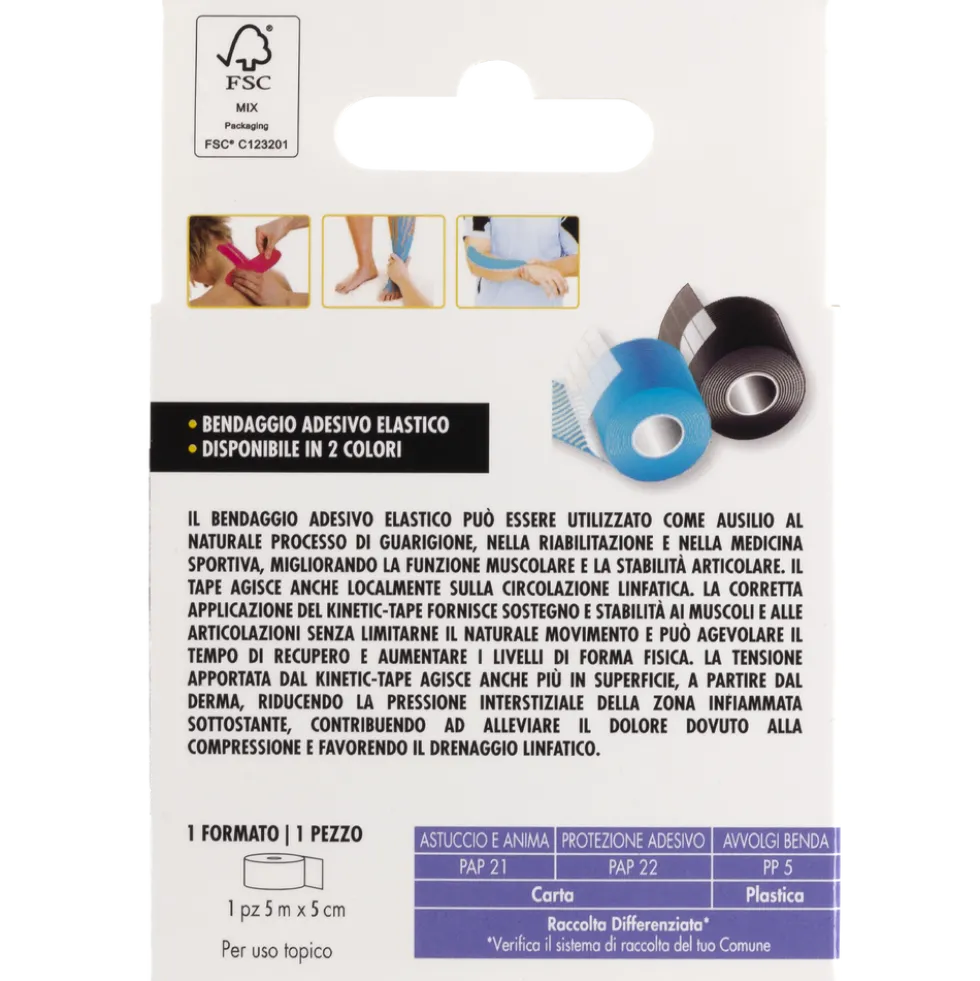 Essere Benessere Kinetik Blu/NEro5mx5cm 1pz