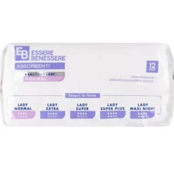 Essere Benessere Lady Assorbenti Normal 12 Pezzi