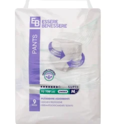 Essere Benessere Mutandina Assorbente Taglia M 9 Pezzi