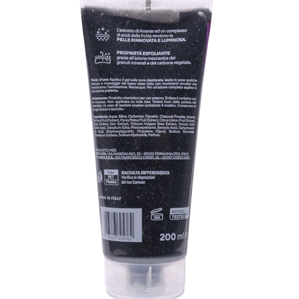 Essere Benessere Scrub Gel Carbone 200ml