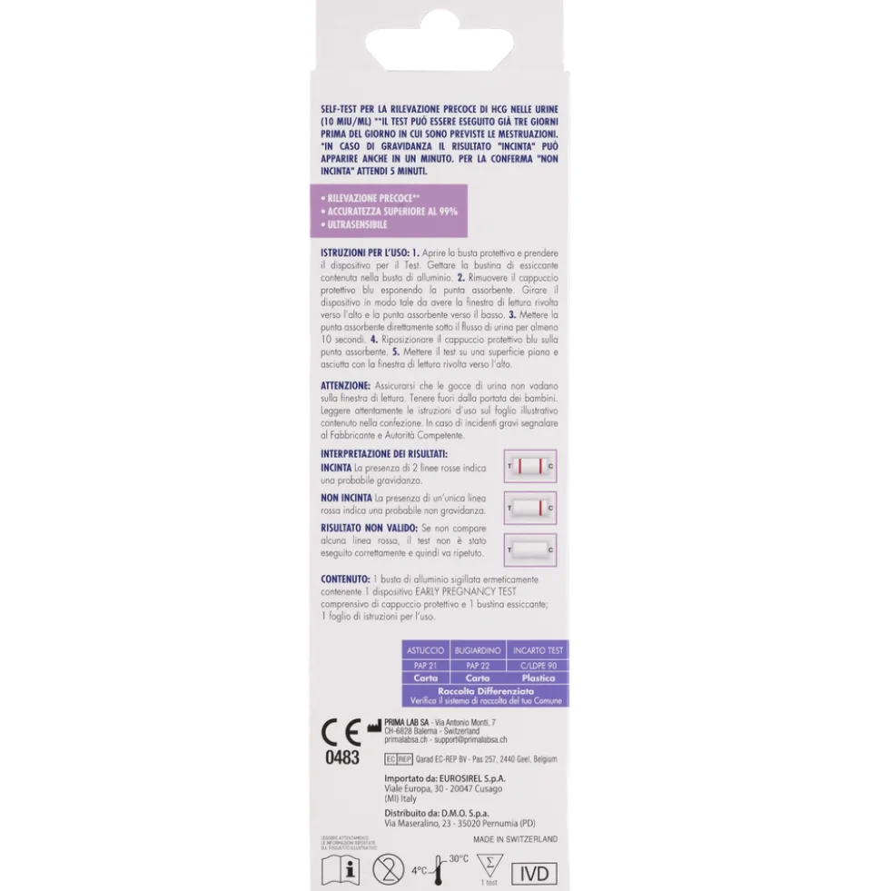 Essere Benessere Test di Gravidanza 1 pz