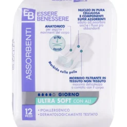 Essere Benessere Ultra Soft con Ali 12 Assorbenti