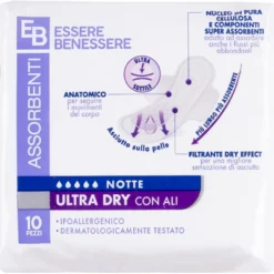 Essere Bessere Ultra Dry con Ali Notte 10 Assorbenti