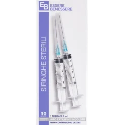 Essere Siringhe Sterili Monouso 5ml 10 Pezzi