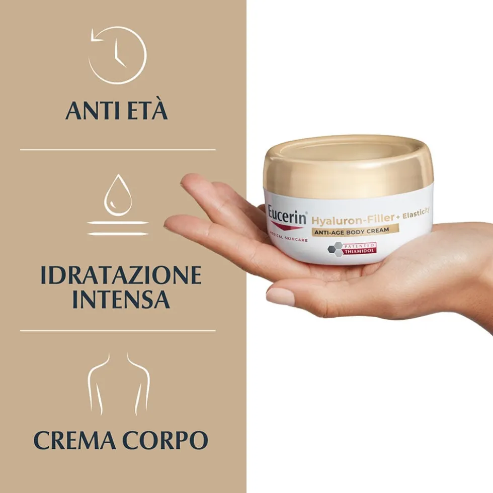 Eucerin Hyaluron Filler+Elasticity Crema Corpo Anti-età & Anti-macchie 200 ml