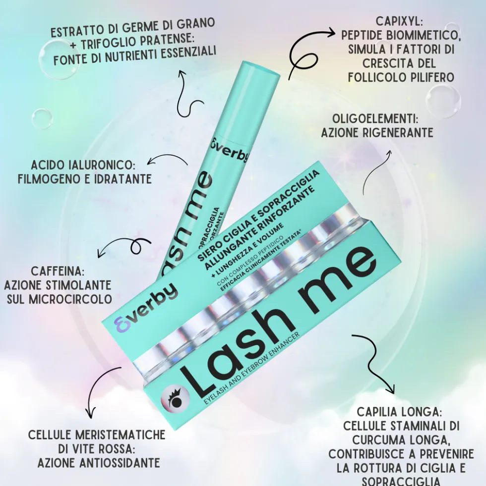 Everby Lash Me Siero Ciglia e Sopracciglia