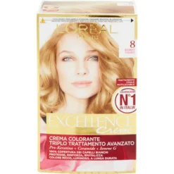 Excellence Crema Colorante Biondo Chiaro N.8