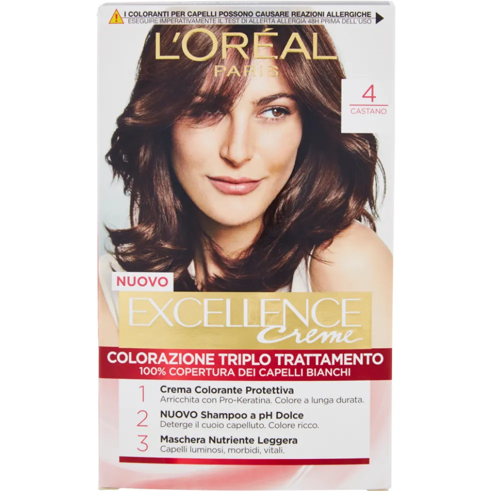 Excellence Crema Colorante Castano N.4