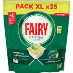 Fairy Original Tutto in Uno Limone 35 Capsule per Lavastoviglie