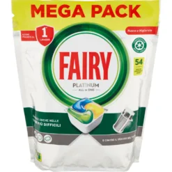 Fairy Pastiglie Lavastoviglie Platinum Detersivo Piatti Limone 54 Caps