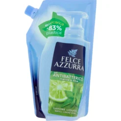 Felce Azzurra Antibatterico Menta e Lime Sapone Liquido Ecoricarica 500 ml