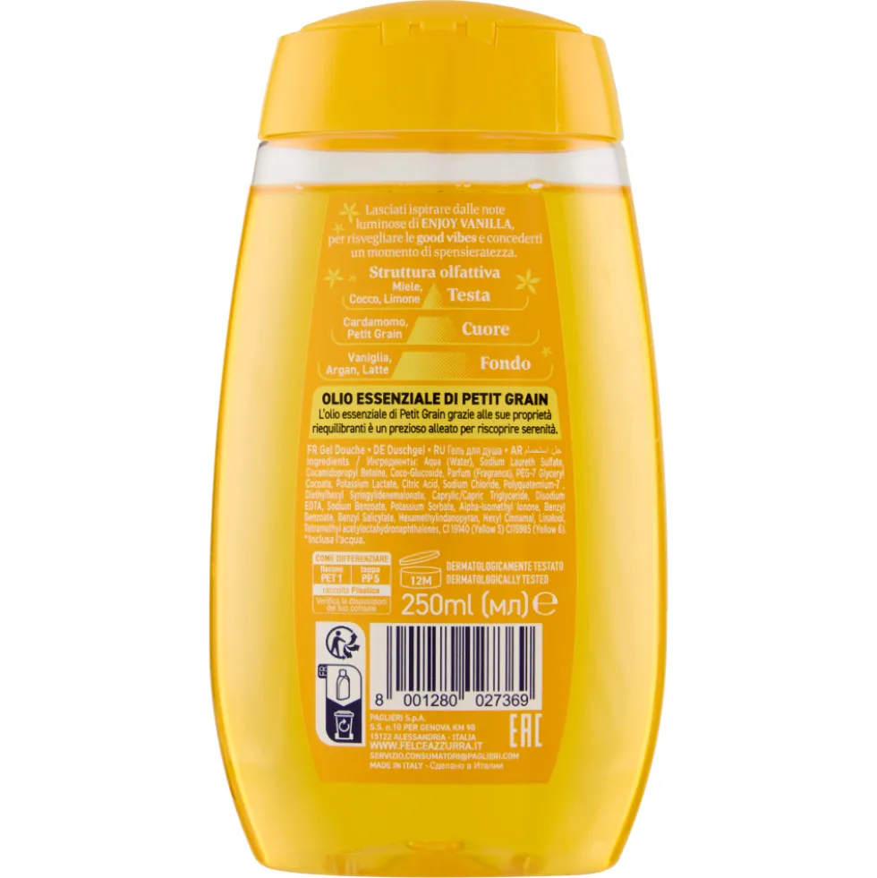 Felce Azzurra My Mood Enjoy Vanilla Shower Gel 250 ml