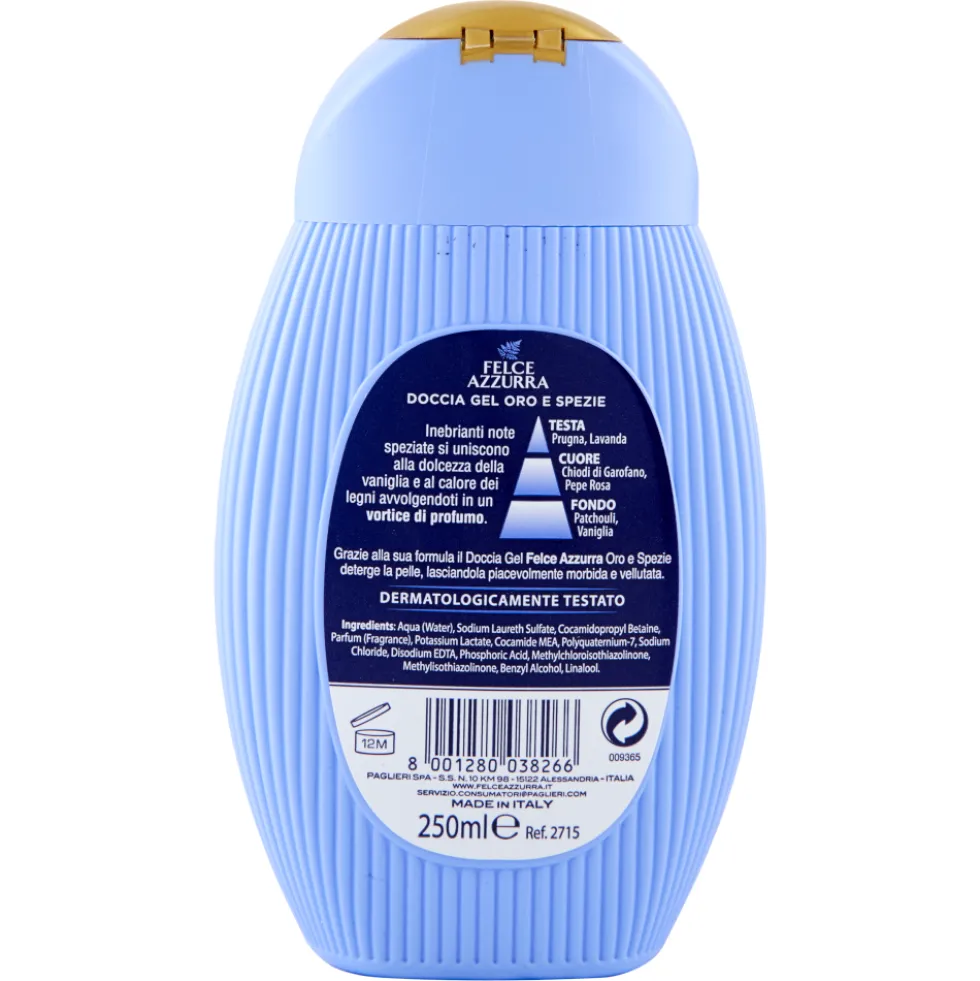 Felce Azzurra Oro e Spezie Doccia Gel 250 ml